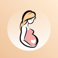 Pregnancy Tracker iOS app icon - built from the Pregnancy Tracker template